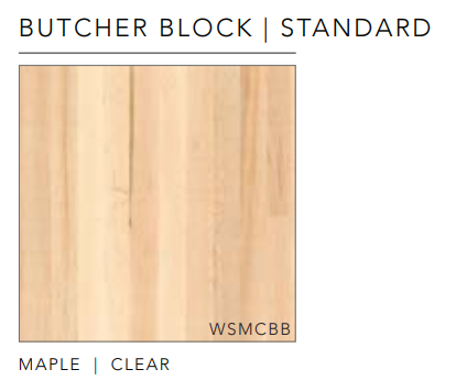 Hilo Bench - Maple Clear Butcher Block