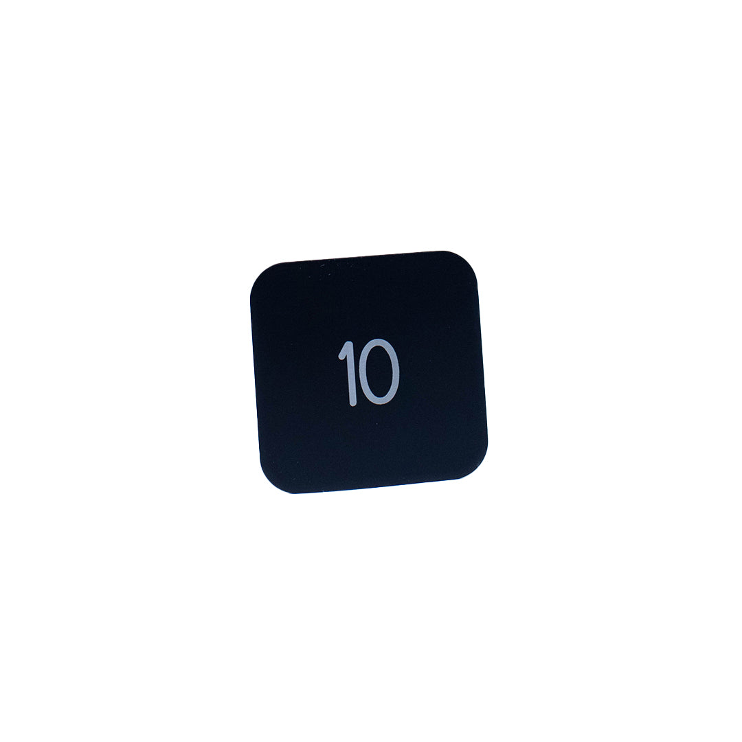 Square Number Plate (20-Pack)