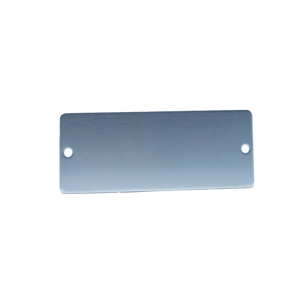 Blank Rectangle Name Plate (50-Pack) – Hollman Parts Store