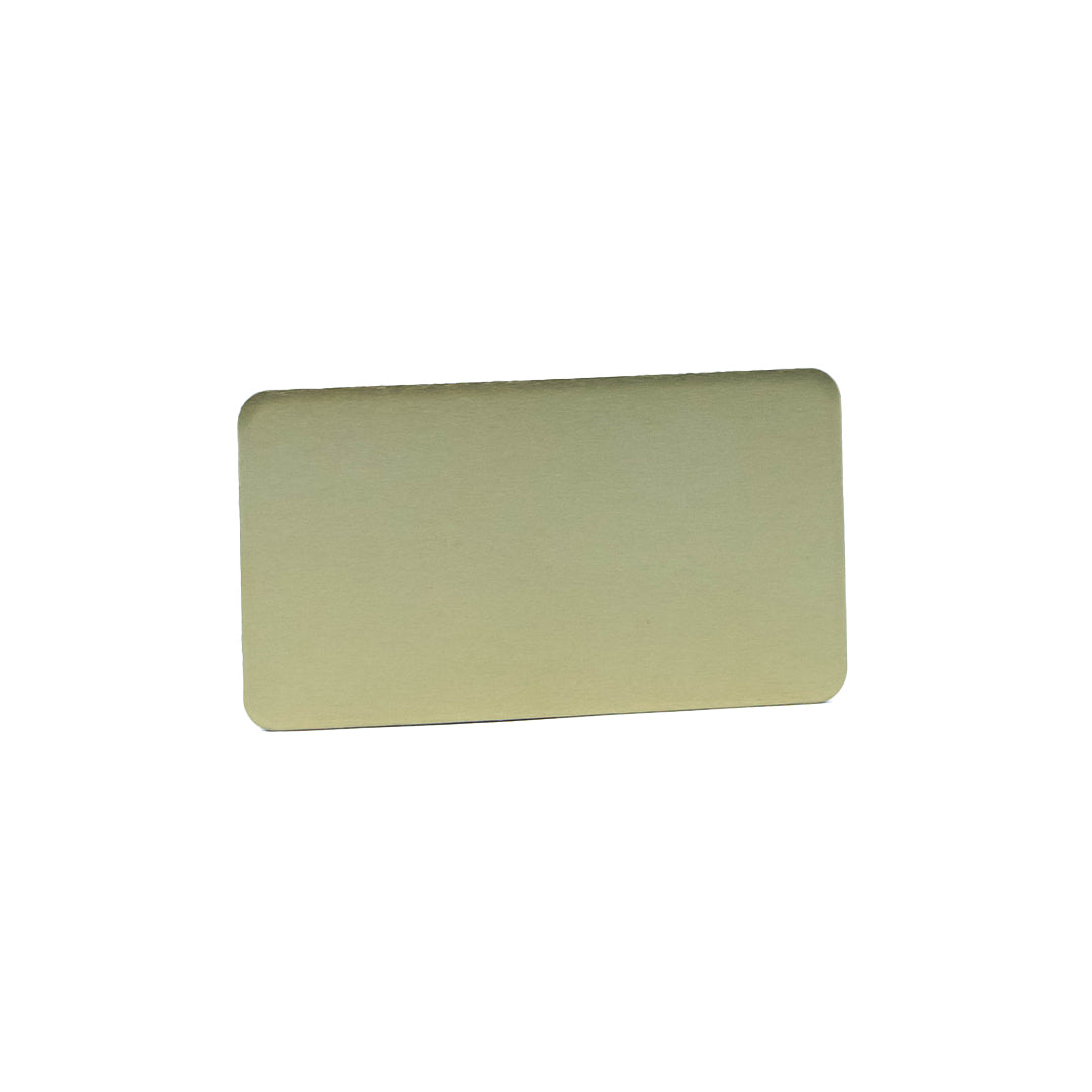 Rectangle Number Plate - Blank or Engraved (15-Pack)