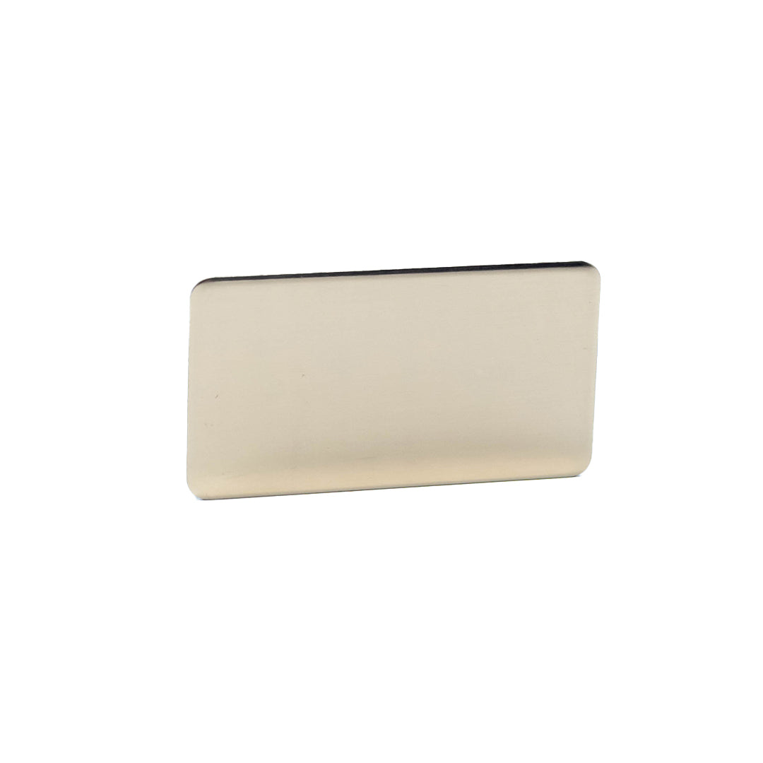 Rectangle Number Plate - Blank or Engraved (15-Pack)