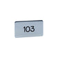 Rectangle Number Plate - Blank or Engraved (15-Pack)