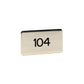 Rectangle Number Plate - Blank or Engraved (15-Pack)