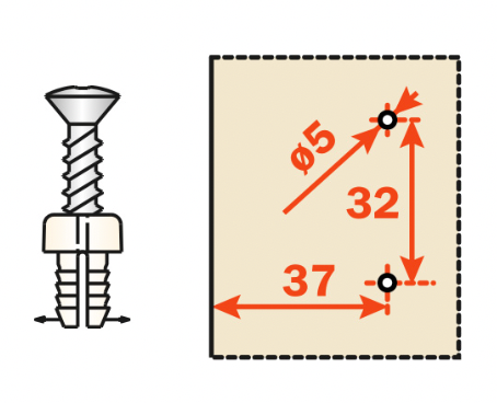Hinge Kit - Glass Doors (10-Pack)