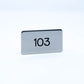 Rectangle Number Plate - Blank or Engraved (15-Pack)