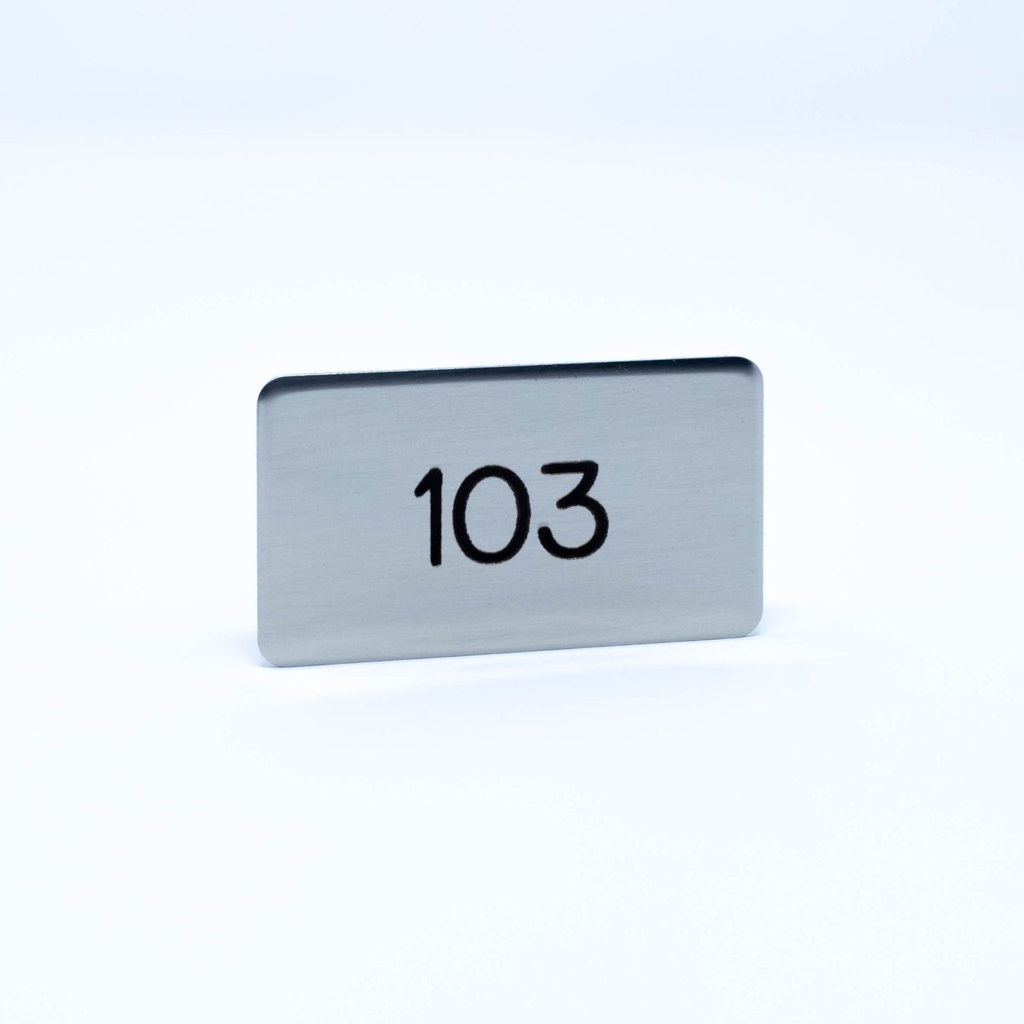 Rectangle Number Plate - Blank or Engraved (15-Pack)